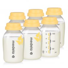 Medela Breast Milk Collection & Storage Bottle, 6 pack